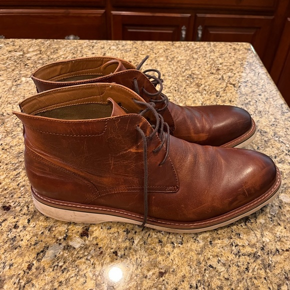 Brown leather Aldo boots size 13 - Picture 2 of 4